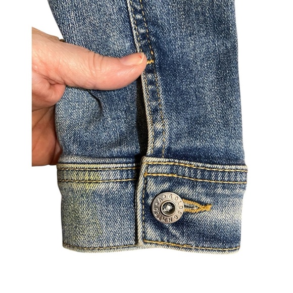 AG Adriano Goldschmied Robyn Blue Denim Jacket Size S - Picture 3 of 7